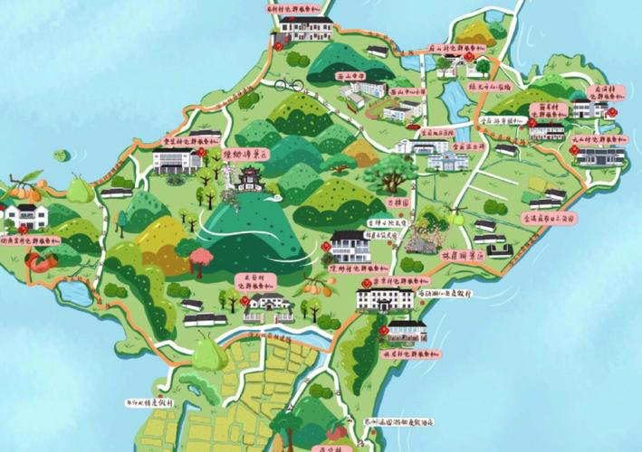 深圳手绘地图旅游的独特视角