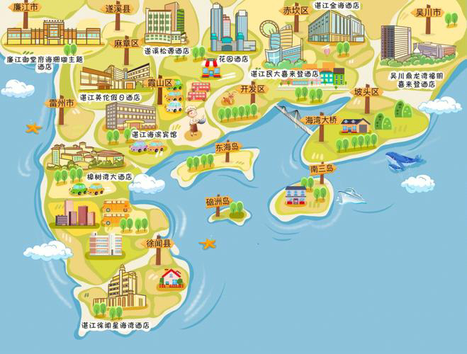 深圳手绘地图旅游的艺术指南